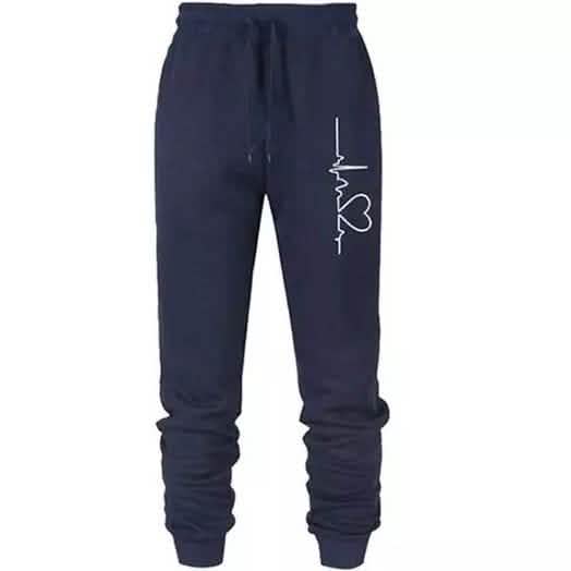 Women's Heartbeat Jogger Sweatpants Women's Clothing Dark Blue S - DailySale