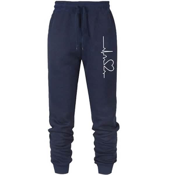 Women's Heartbeat Joggers Sweatpants Women's Loungewear Blue S - DailySale
