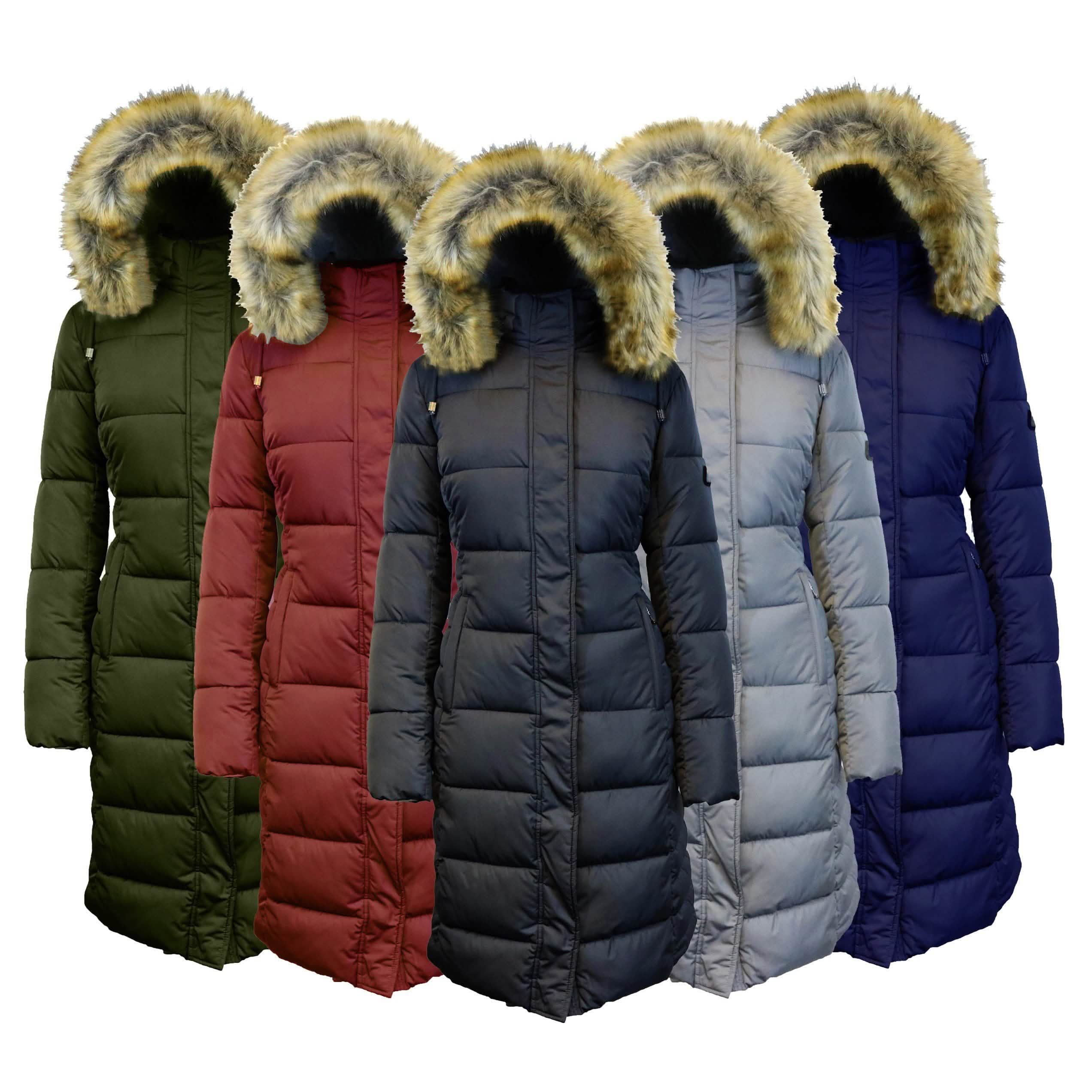 Womens Heavyweight Long Parka Jacket Coat Women's Clothing - DailySale