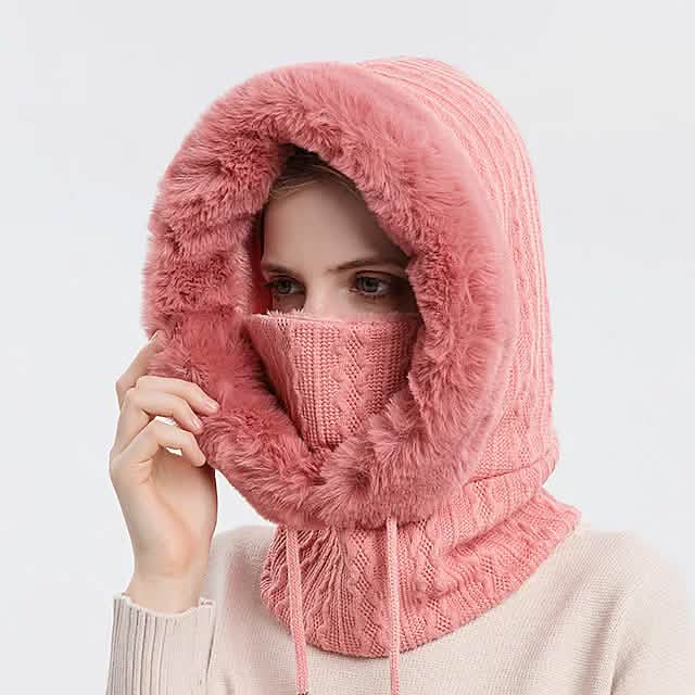 Women's Hiking Hat Winter Outdoor Thermal Warm Windproof Breathable Hat Women's Shoes & Accessories Red - DailySale