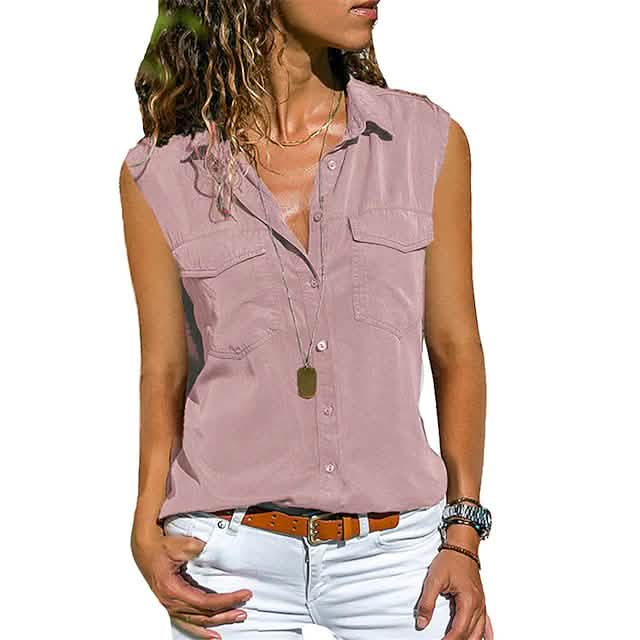 Women's Hiking Vest Sleeveless Top Women's Tops Lotus S - DailySale