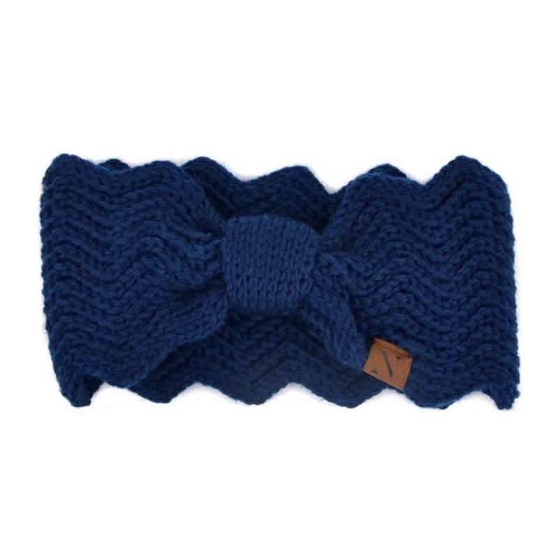 Women's Knotted Knit Winter Head Band Women's Apparel Blue - DailySale