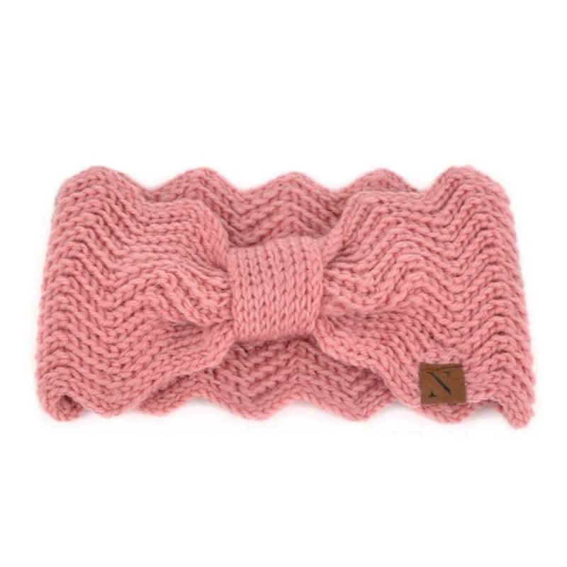 Women's Knotted Knit Winter Head Band Women's Apparel Pink - DailySale