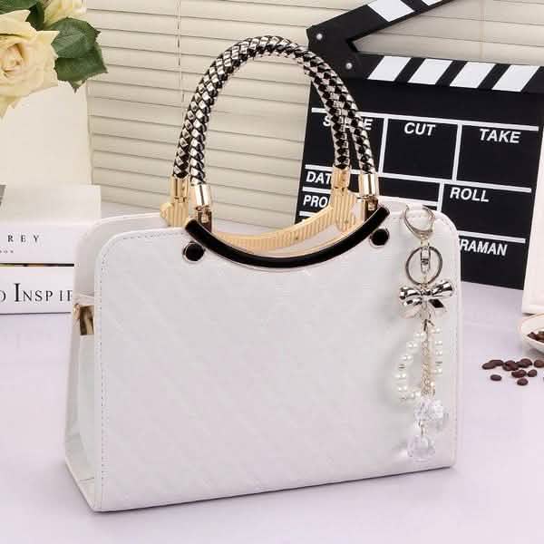 Women's Large Capacity Pendant Handbags Bags & Travel White - DailySale