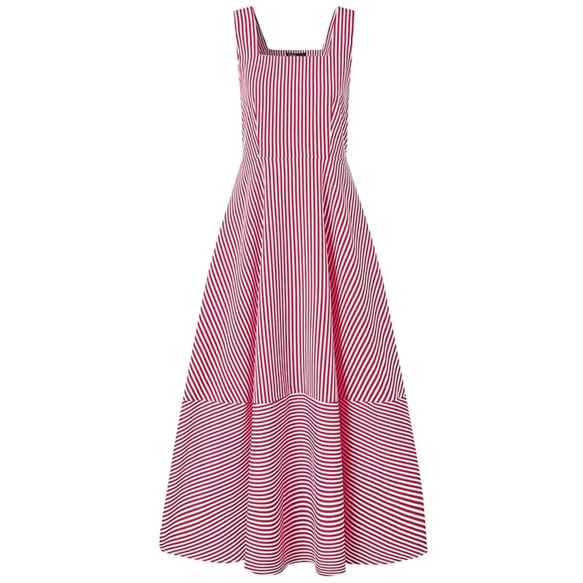 Women's Long A Line Striped Maxi Dress Women's Dresses - DailySale