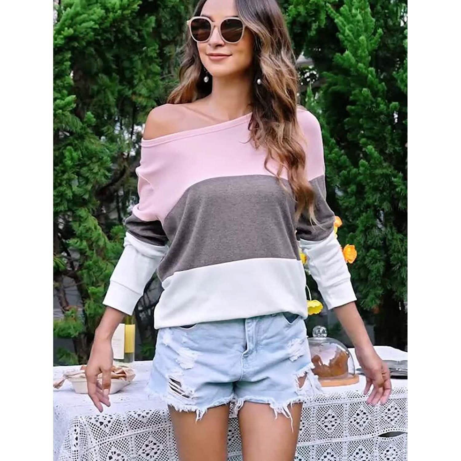 Women's Long Sleeve Pullover Tunic Women's Tops - DailySale