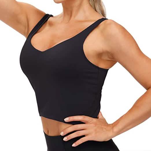 Women’s Longline Wirefree Padded Sports Bra Women's Swimwear & Lingerie - DailySale