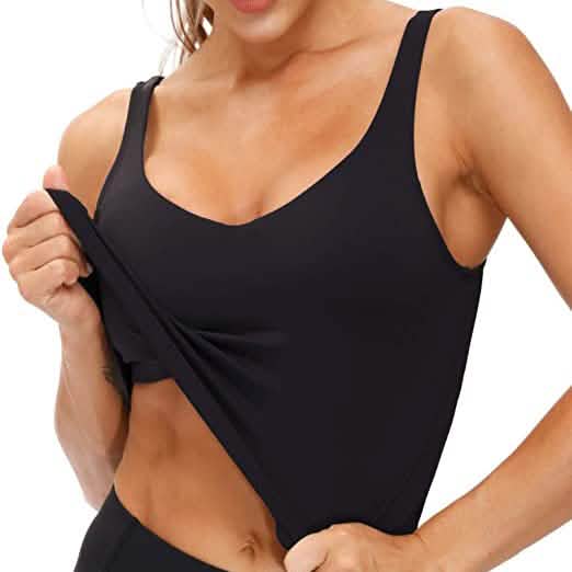 Women’s Longline Wirefree Padded Sports Bra Women's Swimwear & Lingerie - DailySale
