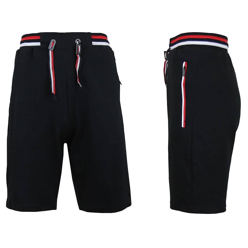 Women's Lounge Tech Jogger Shorts with Zipper Side Pockets Women's Apparel Black S - DailySale