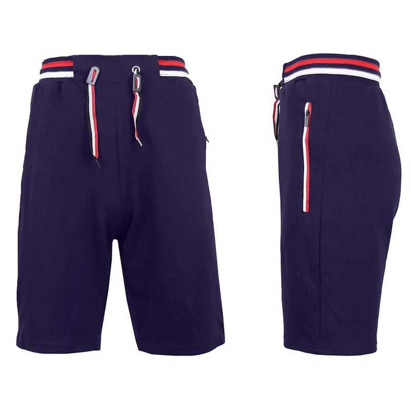Women's Lounge Tech Jogger Shorts with Zipper Side Pockets Women's Apparel Navy S - DailySale