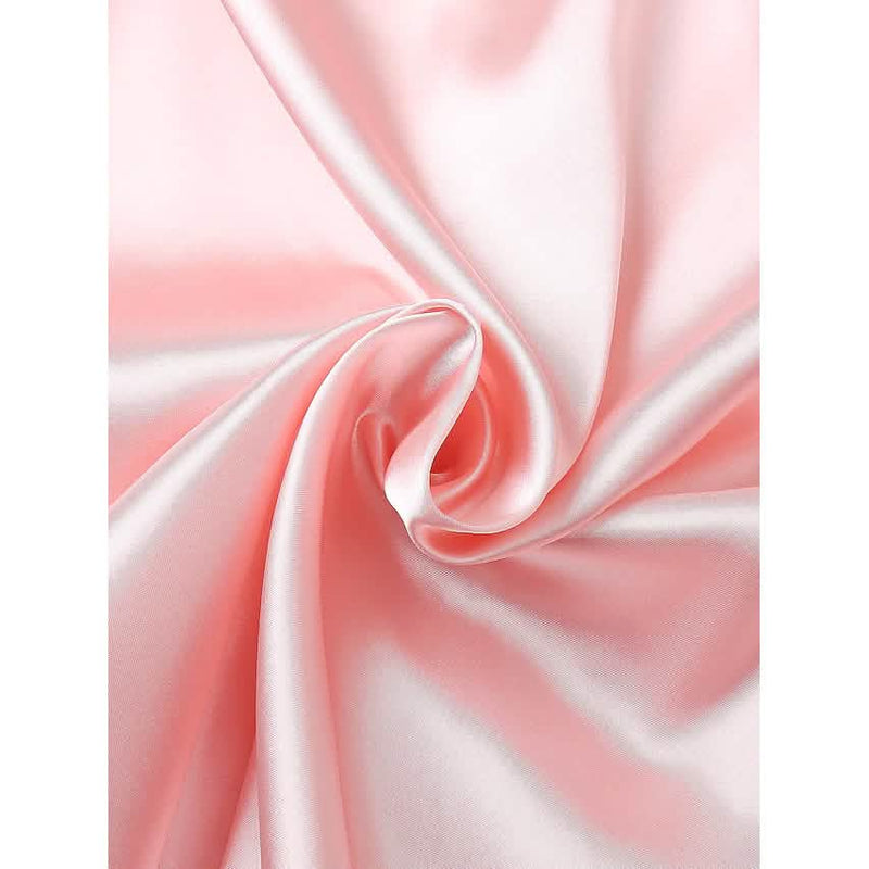 Women's Loungewear Pajamas Sets Pure Color Silk Simple Soft Shirt Pant Women's Loungewear - DailySale