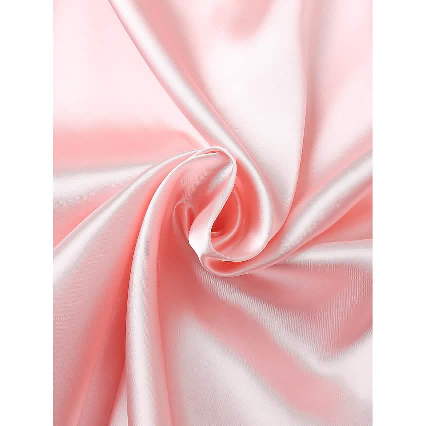 Women's Loungewear Pajamas Sets Pure Color Silk Simple Soft Shirt Pant Women's Loungewear - DailySale