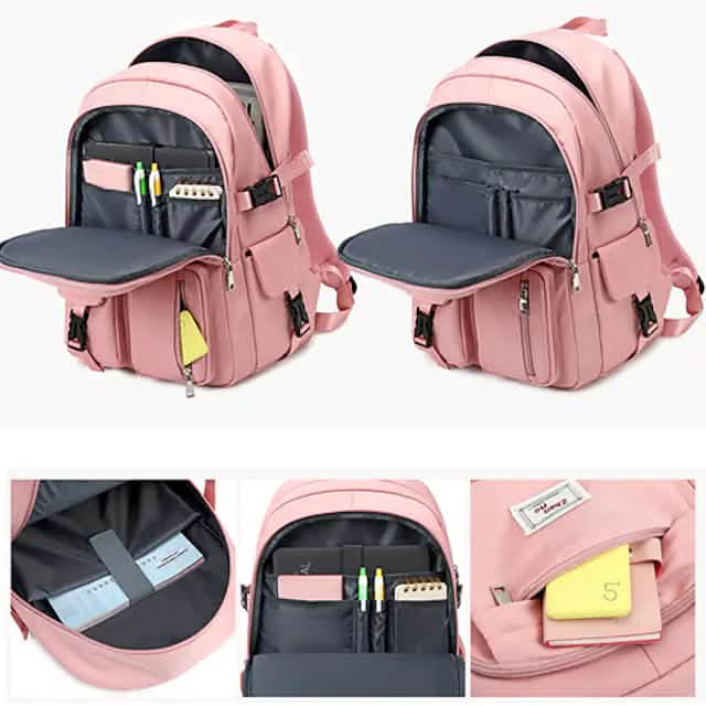 Women's Oxford Fabric Adjustable Large Capacity Backpack Bags & Travel - DailySale