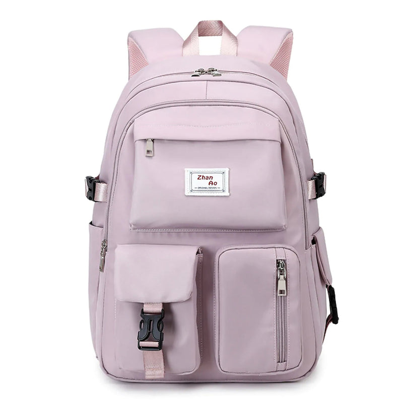 Women's Oxford Fabric Adjustable Large Capacity Backpack Bags & Travel Purple - DailySale