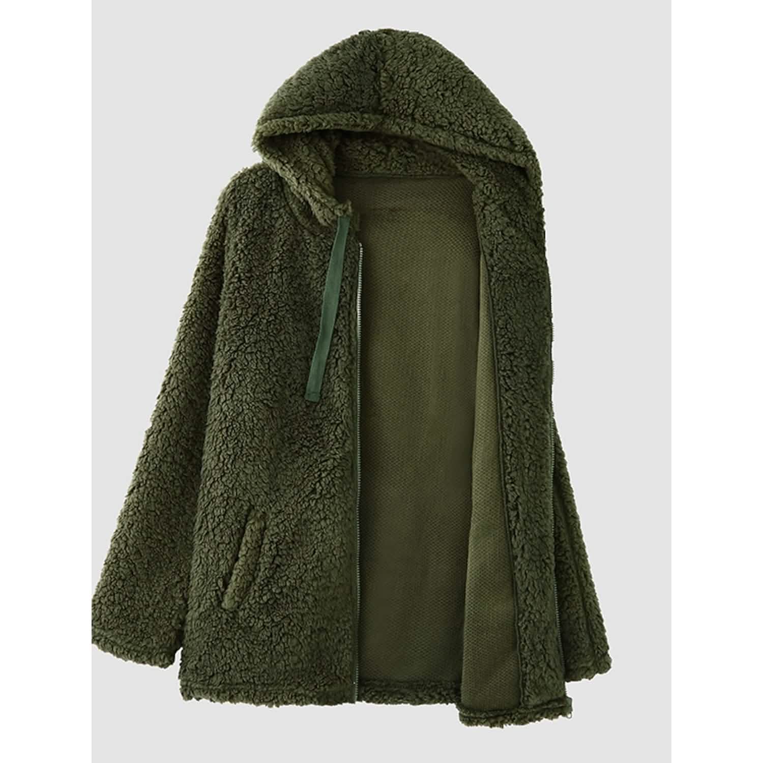 Women's Plus Size Hoodie Coat Long Sleeve Women's Outerwear - DailySale