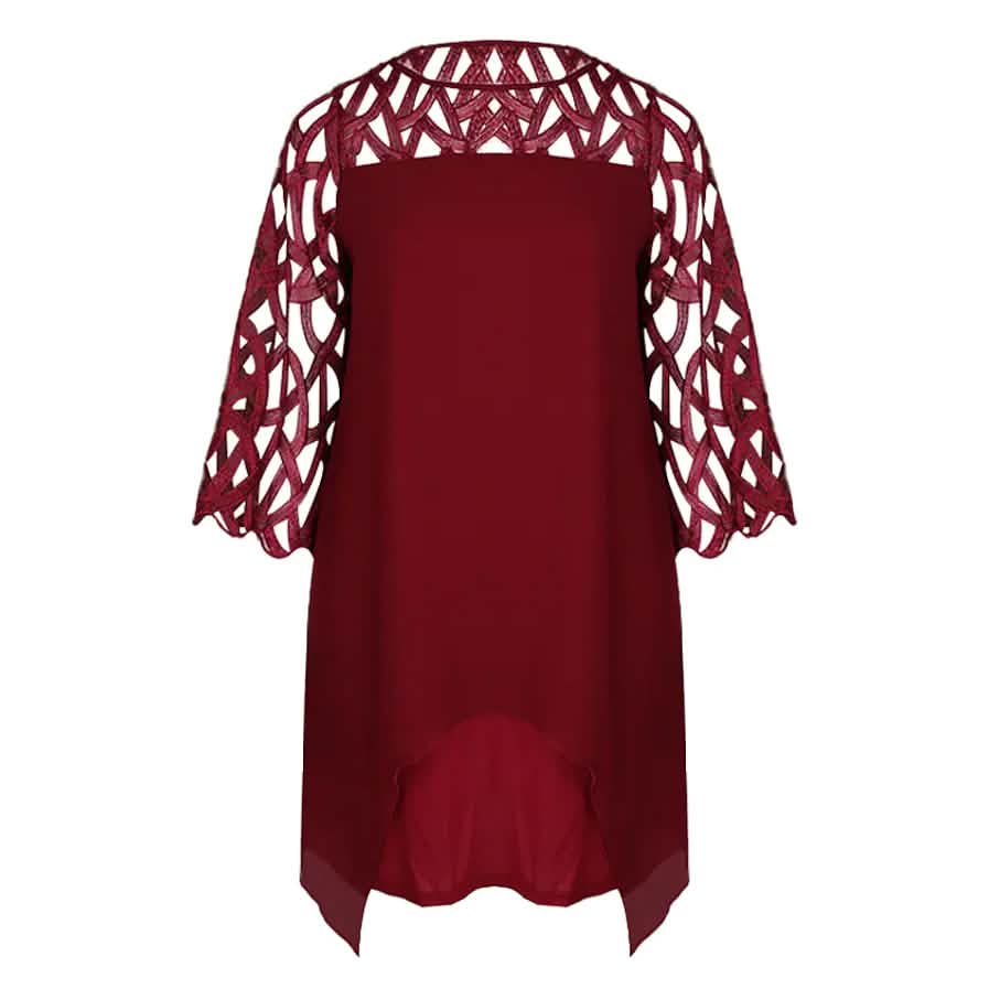 Women's Plus Size Solid Color Sheath Dress Women's Dresses - DailySale