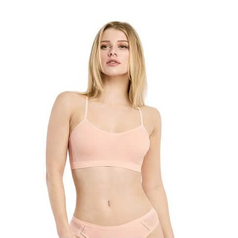 Women's Seamless Mesh Racerback Bralette Sports Bras Women's Lingerie - DailySale