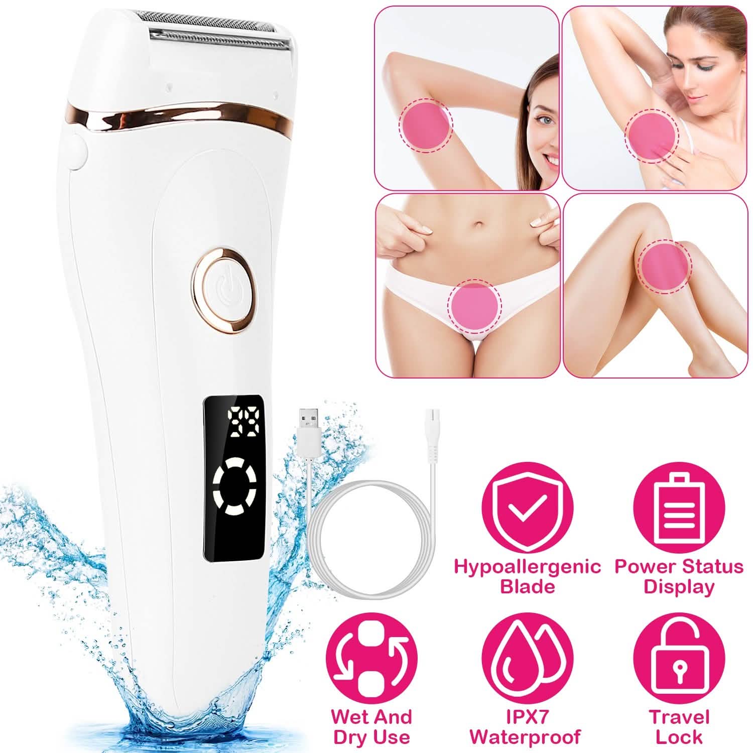 Women's Shaver Electric Hair Remover Beauty & Personal Care - DailySale
