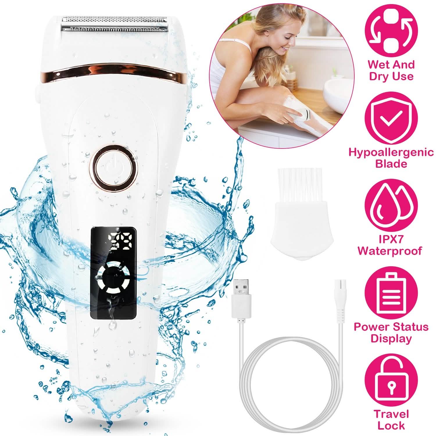 Women's Shaver Electric Hair Remover Beauty & Personal Care - DailySale