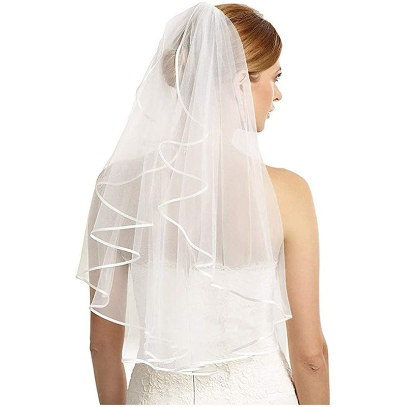 Women's Simple Bridal Veil with Comb