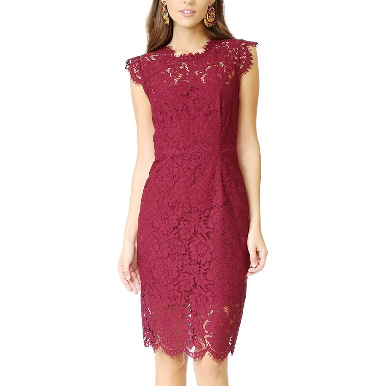 Women's Sleeveless Lace Dress Women's Dresses - DailySale