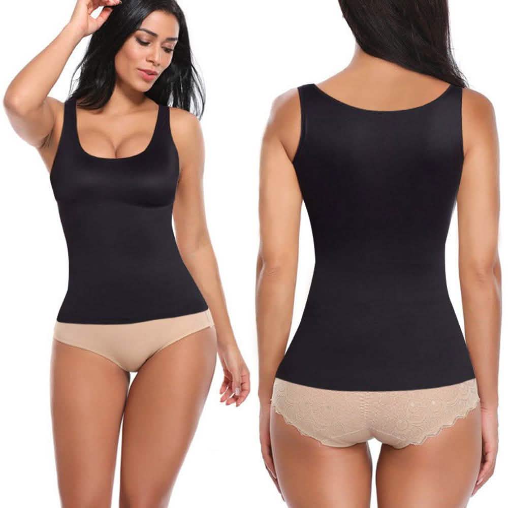 Women's Slim Compression Tank Top Women's Apparel M Black - DailySale