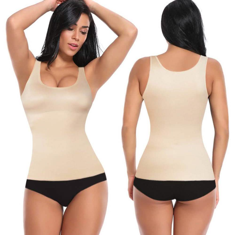 Women's Slim Compression Tank Top Women's Apparel M Nude - DailySale