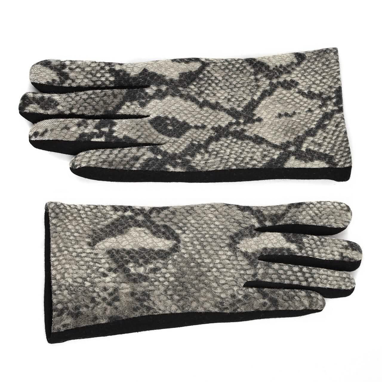 Women's Snakeskin Print Winter Touch Screen Gloves Women's Accessories - DailySale