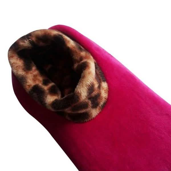 Women's Soft Bottom Plush Floor Slippers Socks Women's Shoes & Accessories Rose Red - DailySale