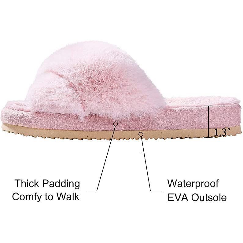 Women's Soft Plush Lightweight House Slippers Women's Shoes & Accessories - DailySale