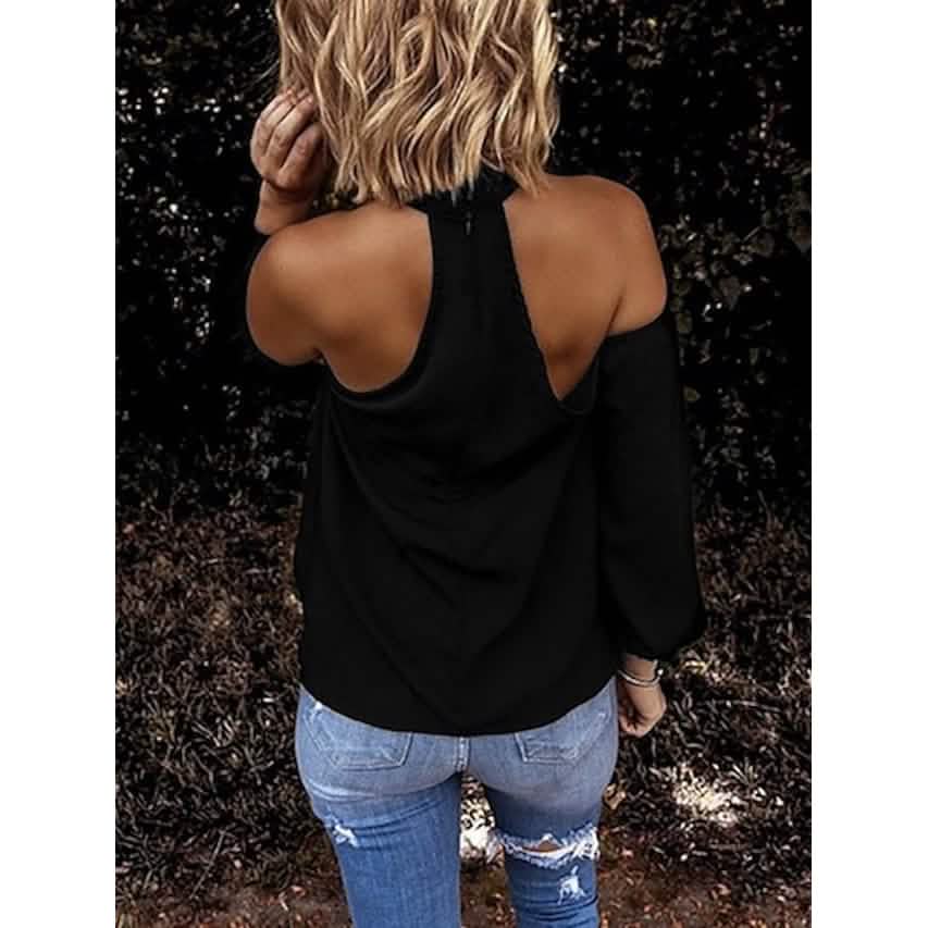 Women's Solid Color Halter Top Women's Tops - DailySale