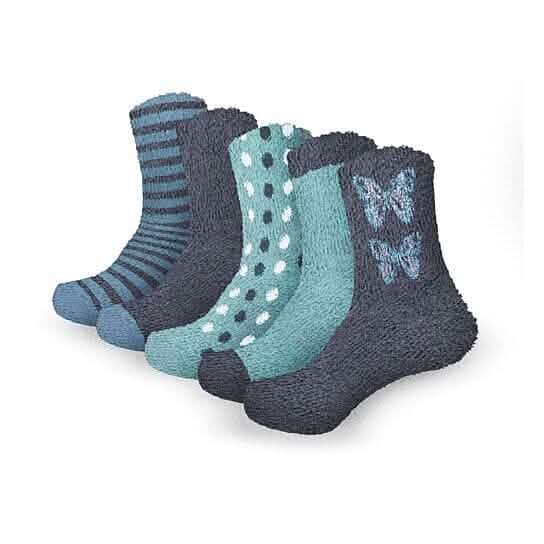 Women's Ultra-Plush Cozy Warm Fuzzy Fluffy Crew Socks Women's Shoes & Accessories - DailySale