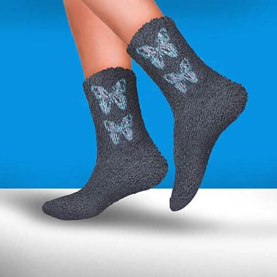 Women's Ultra-Plush Cozy Warm Fuzzy Fluffy Crew Socks Women's Shoes & Accessories - DailySale