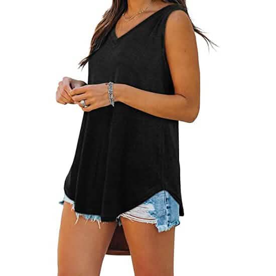 Women's V Neck Tank Top Women's Tops - DailySale