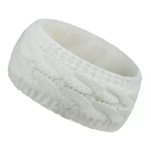 Women's Winter Cable Knit Headband Women's Shoes & Accessories White - DailySale