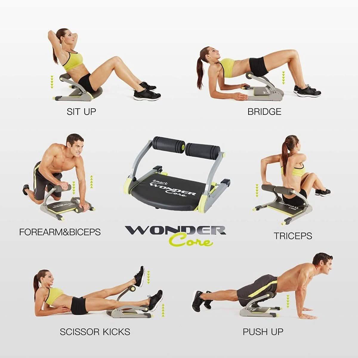 Wonder Core Smart Fitness Exercise Equipment Wellness & Fitness - DailySale