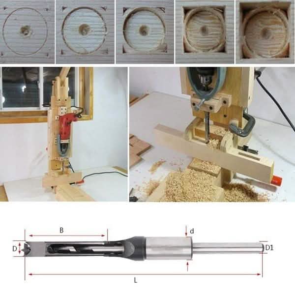Woodworking Square Hole Drill Home Improvement - DailySale