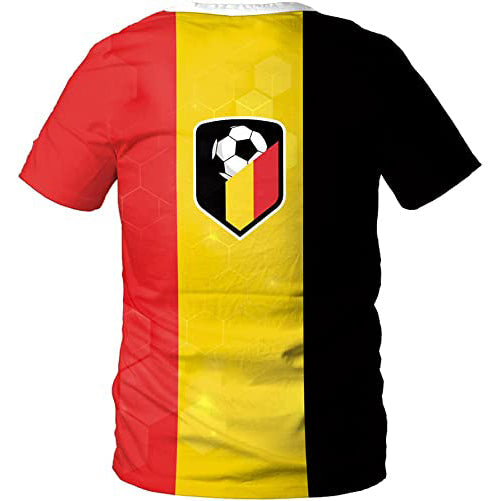 World Cup 2022 Soccer Jersey Women & Mens Football T-Shirts Belgium