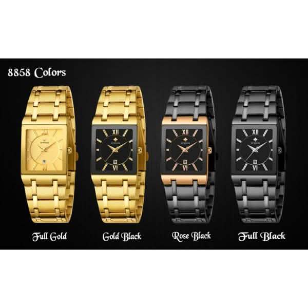 WWOOR Luxus Men Fashion Square Date Watch Men's Shoes & Accessories - DailySale