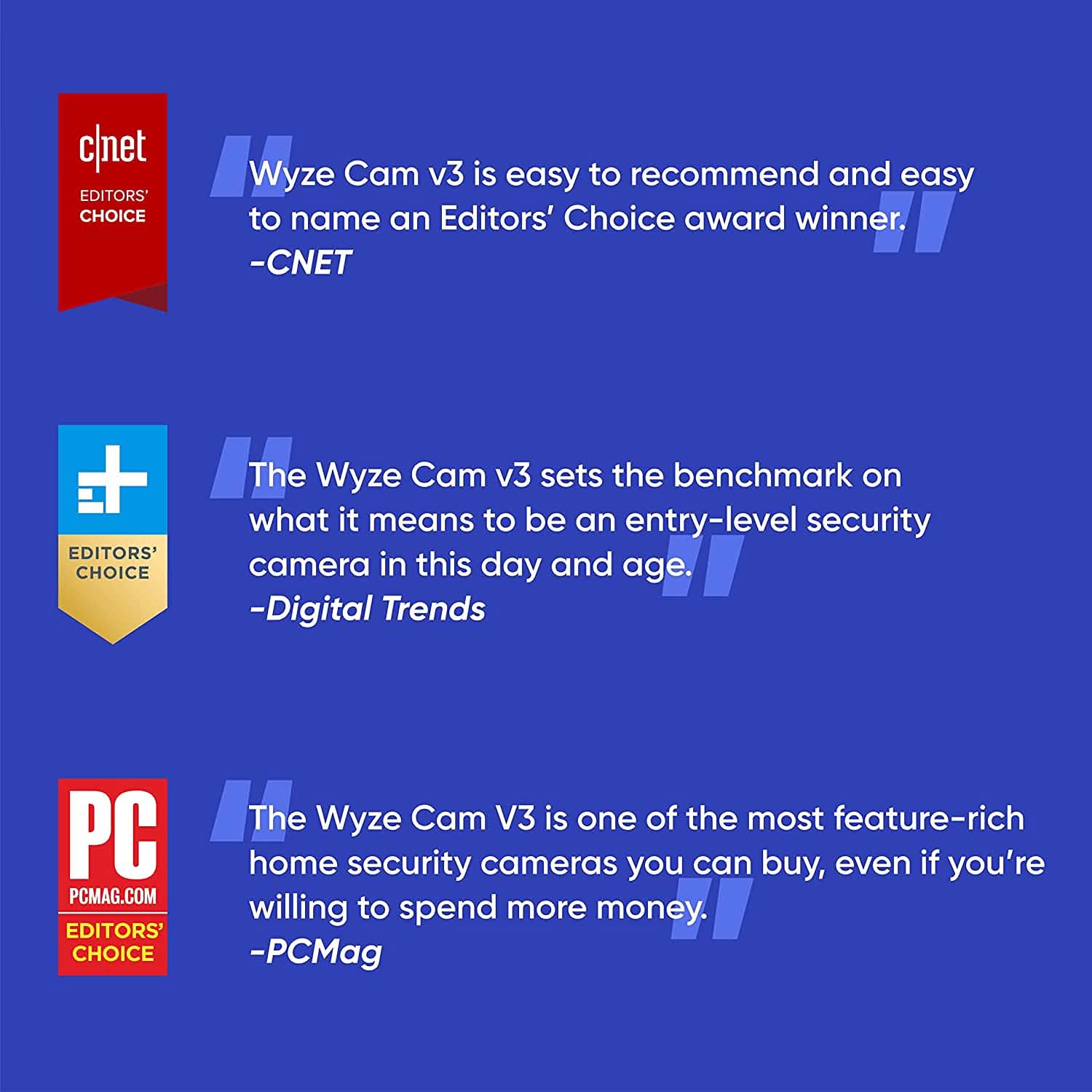 Wyze Cam v3 with Color Night Vision Cameras & Surveillance - DailySale