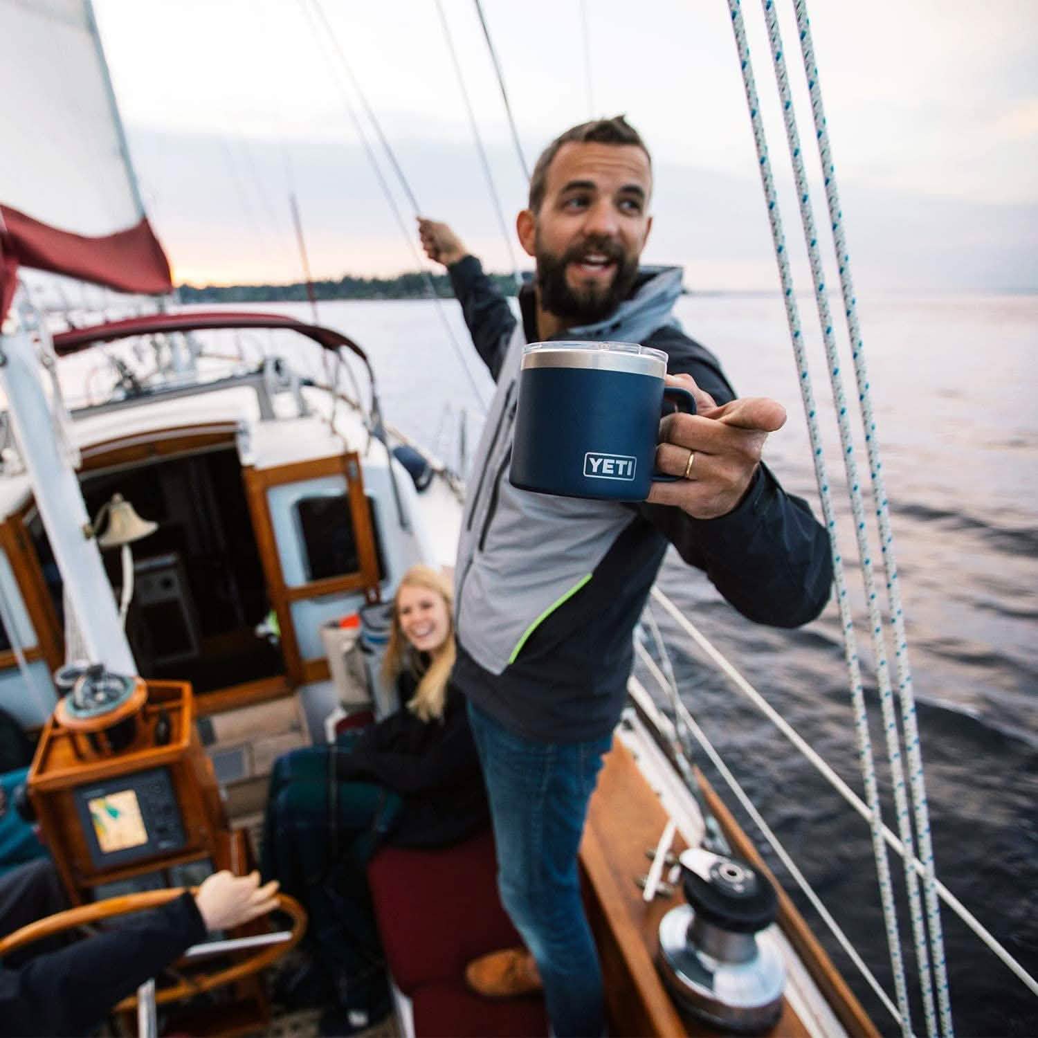 YETI Rambler 14 oz Stainless Steel Mug Bags & Travel - DailySale