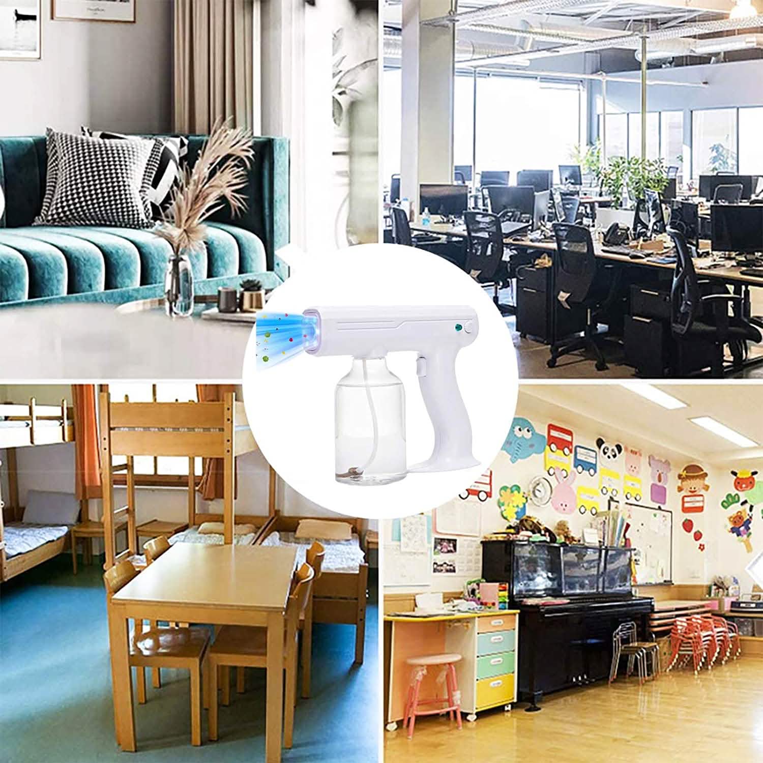 Yokgrass Rechargable Adjustable Nano Atomizer Sprayer Wellness - DailySale