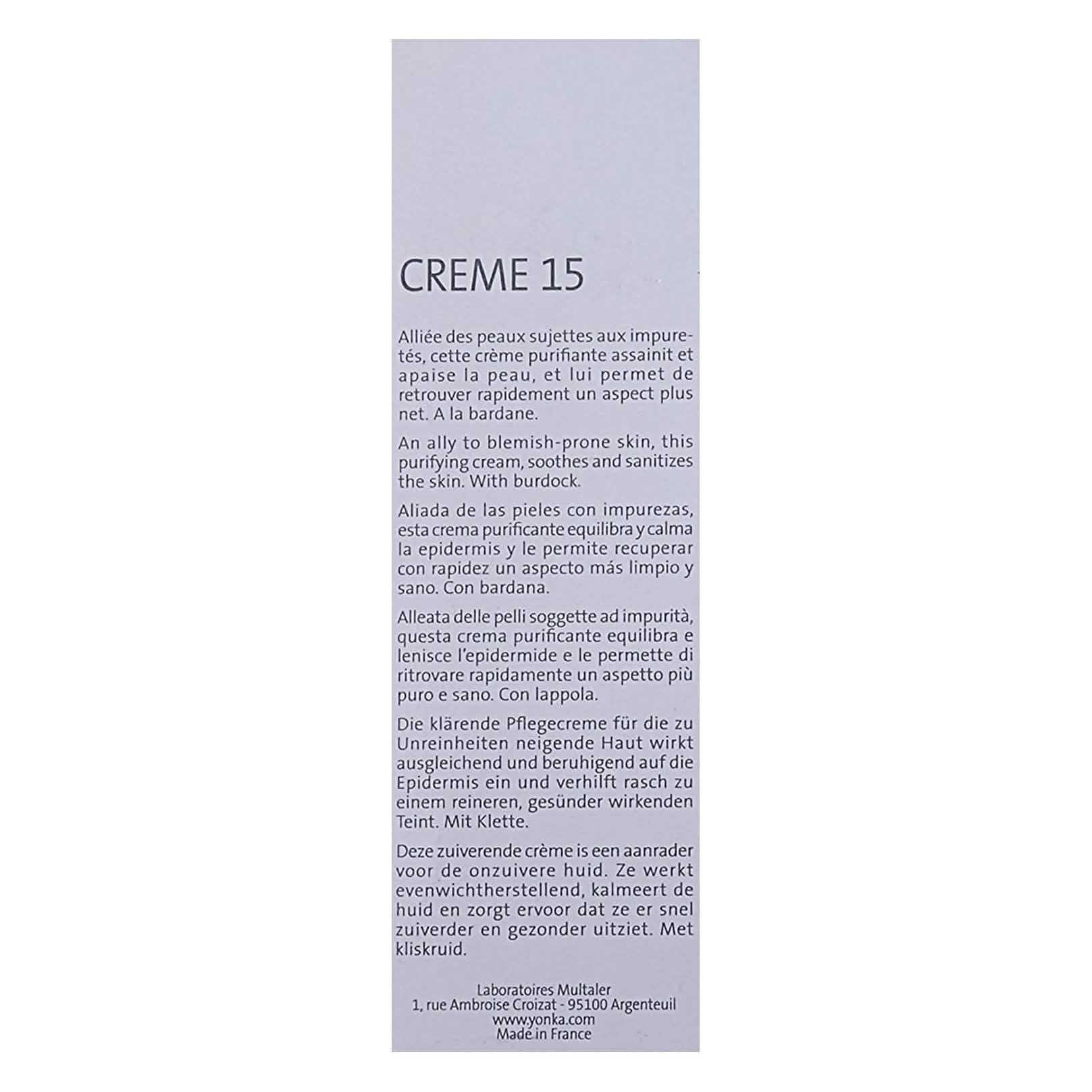 Yon-Ka Creme 15 Purifying & Soothing Beauty & Personal Care - DailySale