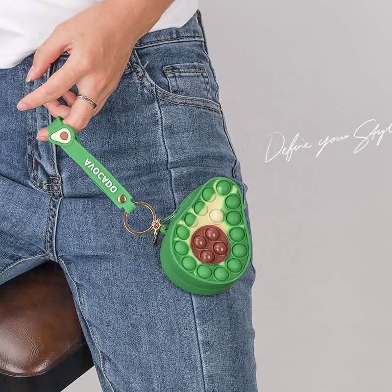 Zippered Pouch with Fidget Bubble Poppers and Bristles Toys & Games - DailySale