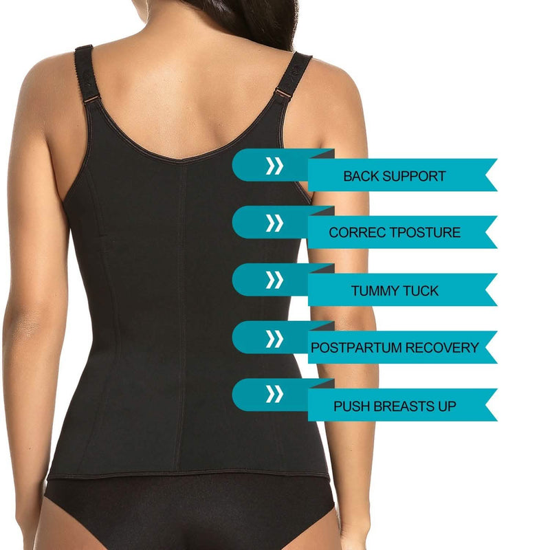 Zippered Waist Trainer Corset Women's Clothing - DailySale