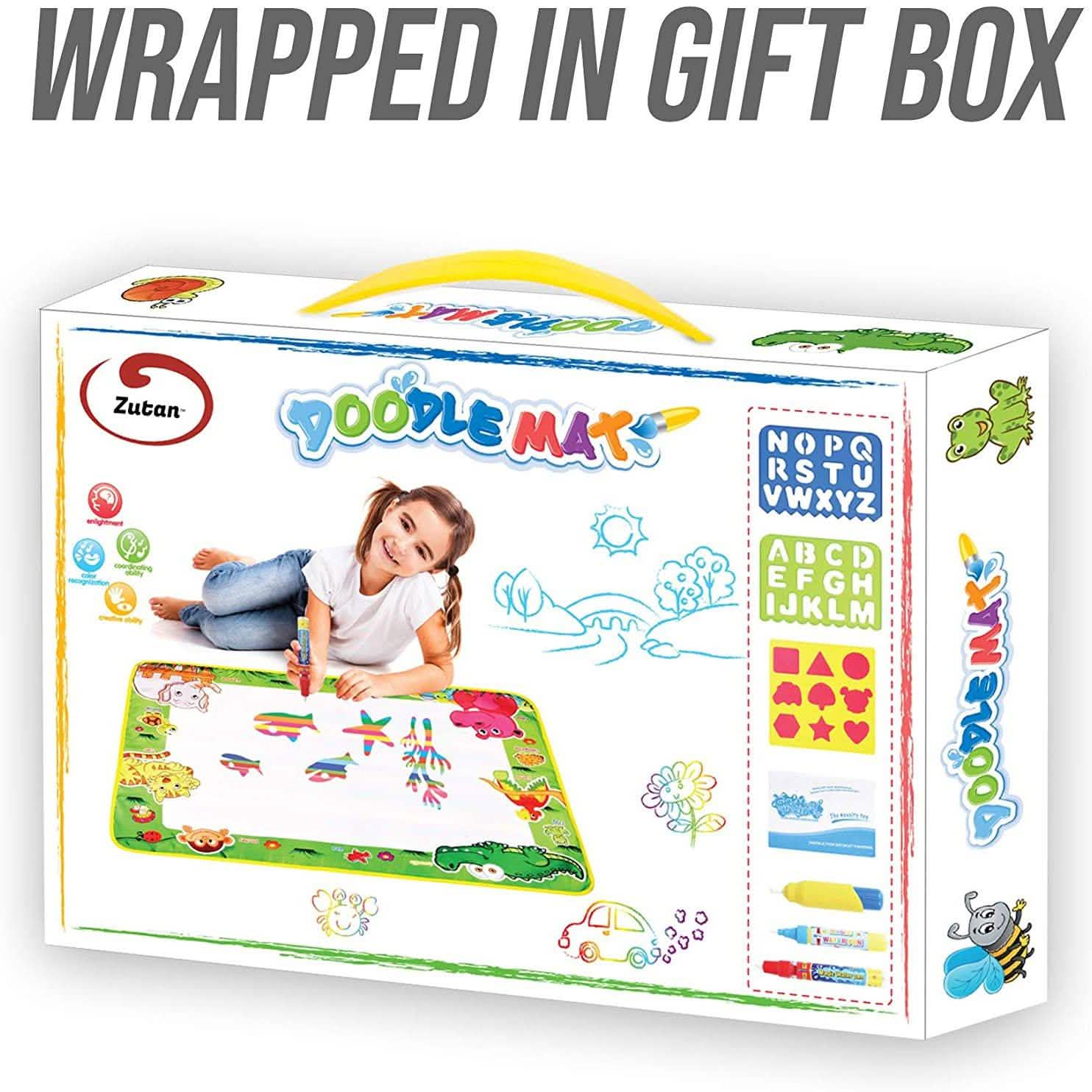 Zutan Large Aqua Doodle Mat Water Drawing Pad Toys & Games - DailySale