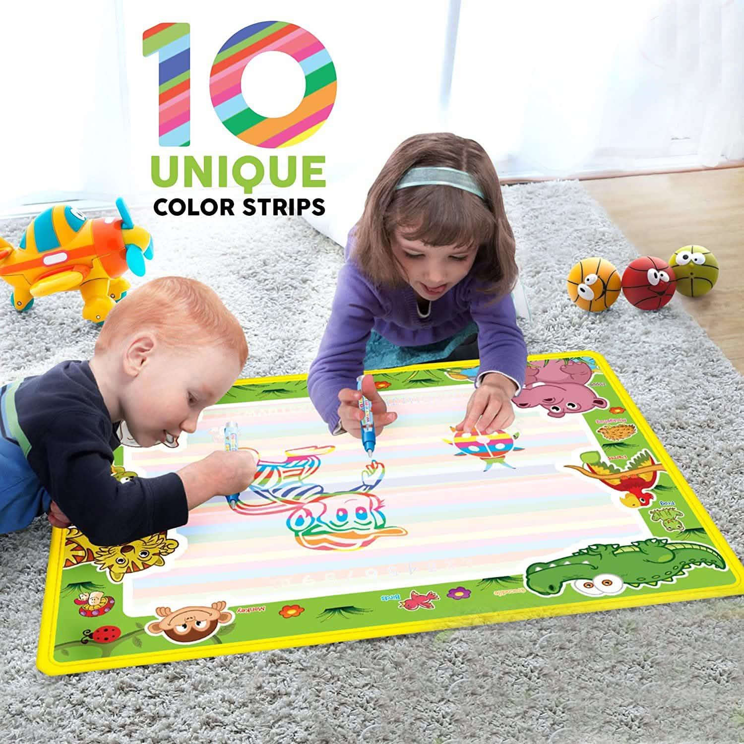 Zutan Large Aqua Doodle Mat Water Drawing Pad Toys & Games - DailySale