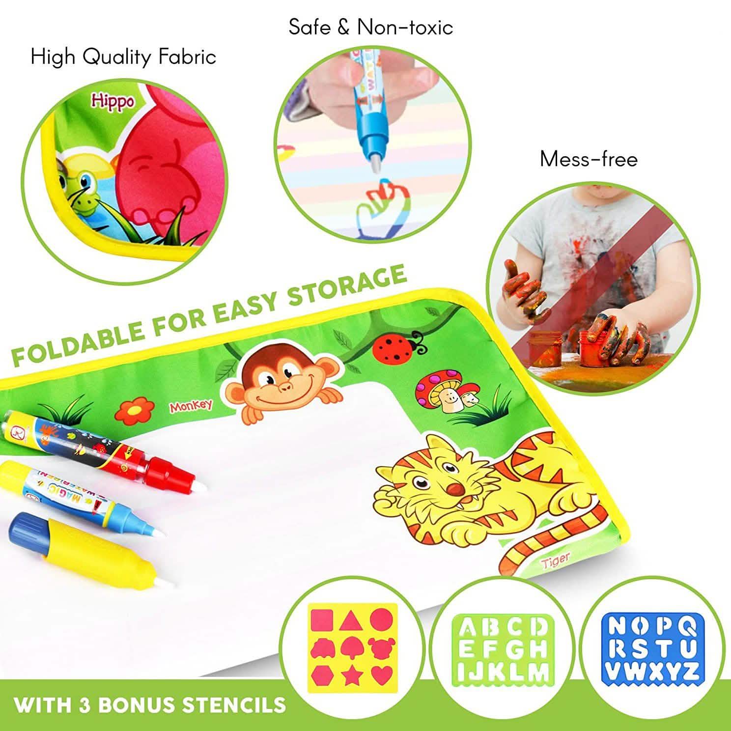 Zutan Large Aqua Doodle Mat Water Drawing Pad Toys & Games - DailySale