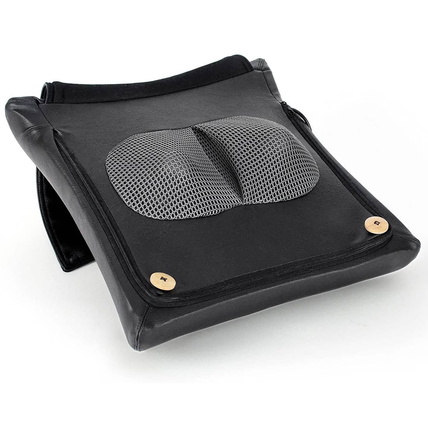 Zyllion ZMA-20 Luxury Shiatsu V-Spring Massage Pillow with Heat Wellness - DailySale