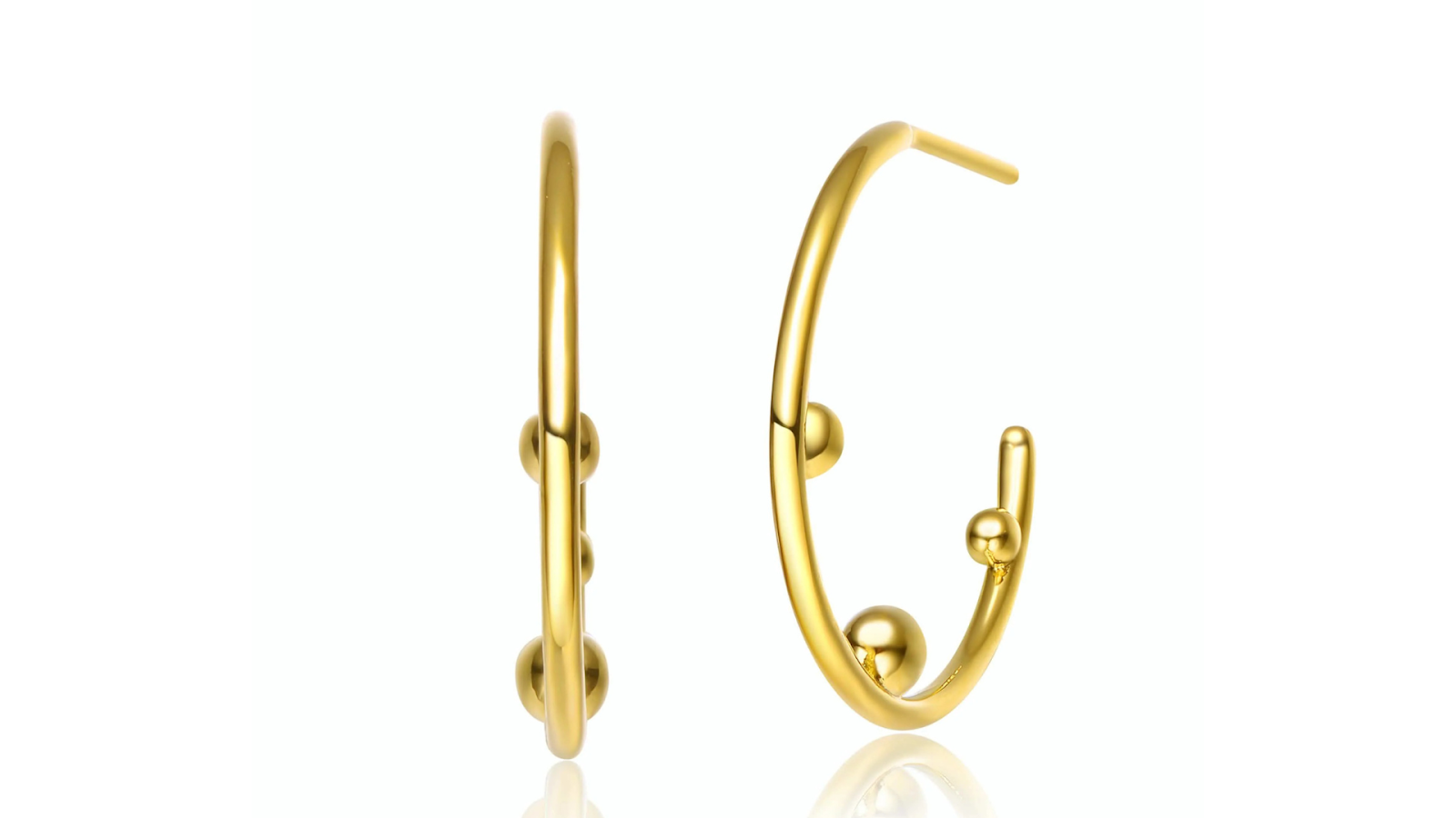 DailySale Gold Plated Clip-in Earrings